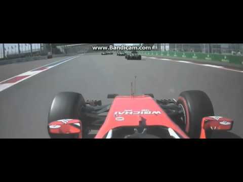 F1 2016 GP da Russia Vettel vs Kvyat Crash HD + Team Radio