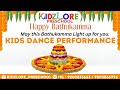 Kids Dance performance @kidzloreschool on #bathukamma festival