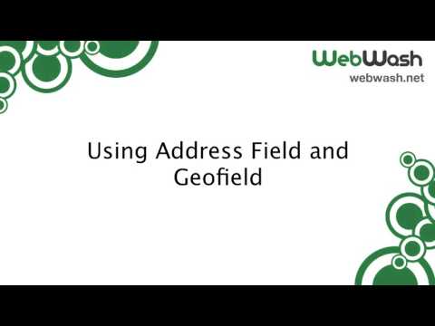 How to store Addresses and Locations in Drupal 7