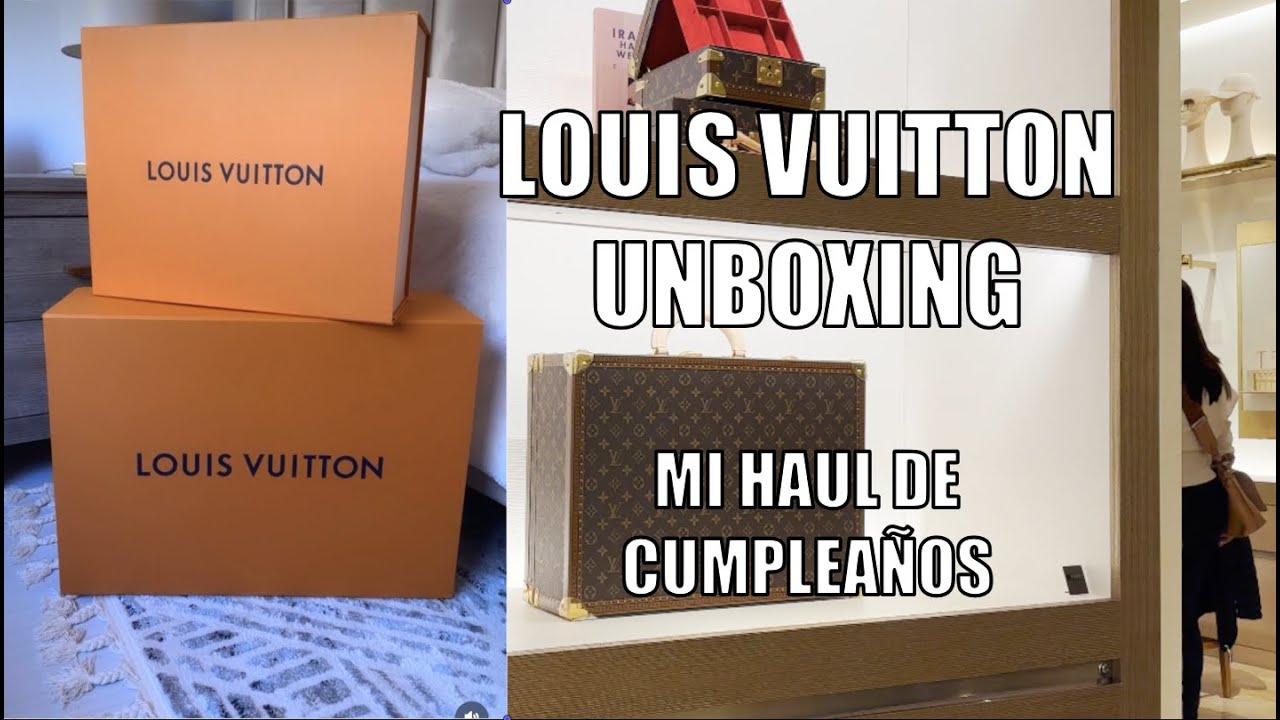 LOUIS VUITTON UNBOXING - HAUL DE DE CUMPLEAÑOS 