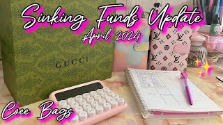 SINKING FUNDS UPDATE | APRIL 2024 | COEE BAG UNBOXING | #howtosavemoney  #cashenvelopesystem by DaisyBudgets 4,786 views 4 weeks ago 15 minutes