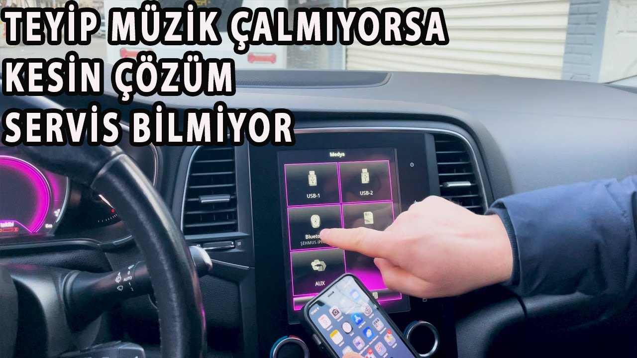 RENAUL MEGANE ARAÇTA BLUETOOTH  MÜLTİMEDİA ÇALIŞMIYORSA KESİN ÇÖZÜM