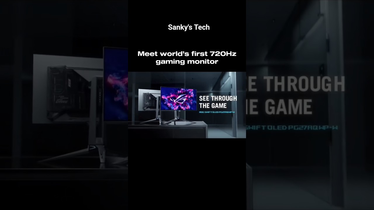 World's first Oled monitor By Asus 