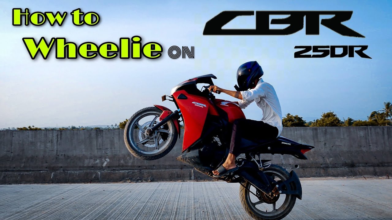 How To Wheelie On CBR 250R 🔰💥 YouTube