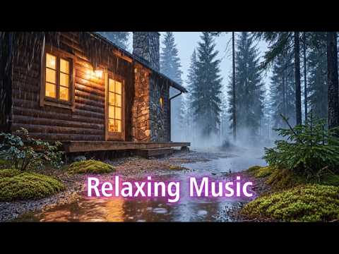 🌧️Relaxing Rain Sounds — Cozy Cabin Ambience for Deep Sleep and Stress ...