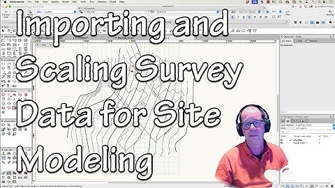 Importing and Scaling Survey Data for Site Modeling in Vectorworks 2024