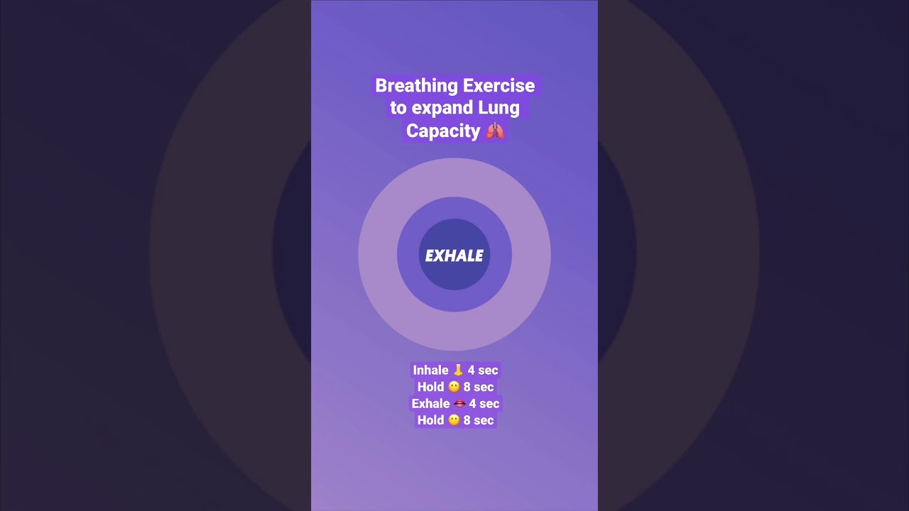 Breathing Exercise To Expand Lung Capacity 