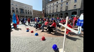 Presidio Cgil e Uil a Varese