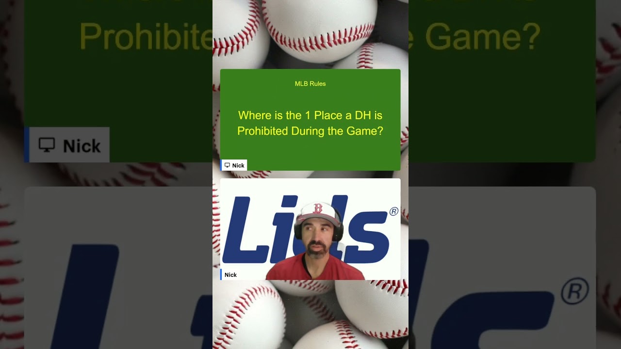 What's the rule? Where is a DH not allowed?