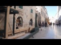 Robin Hood Dubrovnik - set construction on Stradun 15.01.2017
