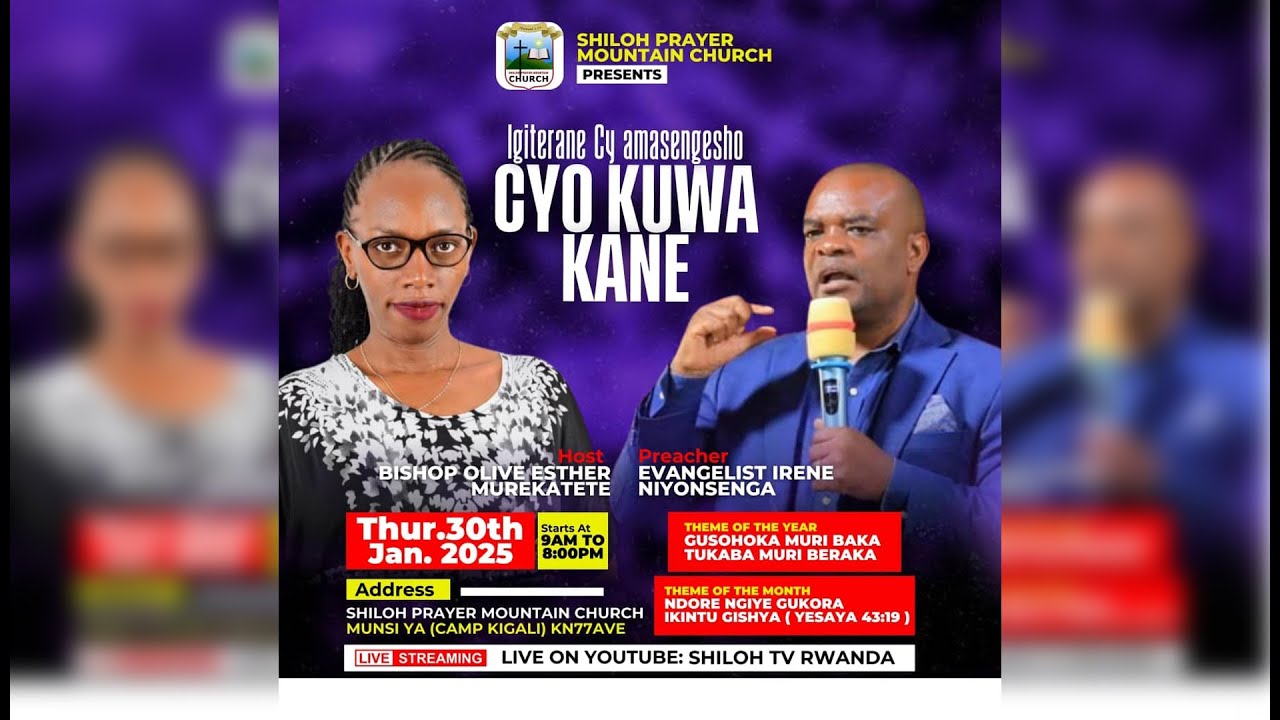 IGITERANE CY'AMASENGESHO YO KUWA 4 // THEME: DORE NGIYE GUKORA IKINTU ...