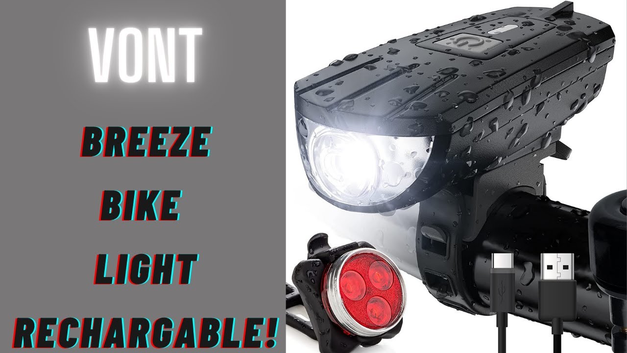 Vont Breeze Rechargeable Bike Light! No Batteries Needed! YouTube