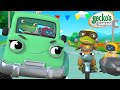 Grandma vs Gecko Race | Gecko&#39;s Garage | Trucks For Children | Cartoons For Kids