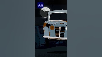 Car Dump in Fire in Adobe Animate (LINK PROJECT in description)