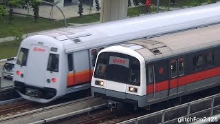 [SMRT] Trains Queuing to Enter NS1 Jurong East Interchange - New Thales CBTC Signalling System