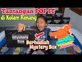 CHALLENGE POP IT HADIAH MYSTERY BOX DI KOLAM RENANG ! Jebakan Kirim Pop it Ke Fans!