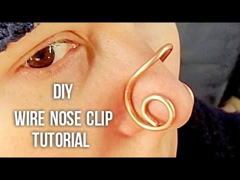 DIY Wire Nose Clip Tutorial 