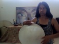 Frame drum 3 stroke roll demonstration  with miranda rondeau