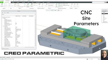 Creo Parametric - CNC Manufacturing - Site Parameters File