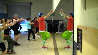 Que Locura - DLG - Salsa Fitness Class w/Bradley - Crazy Sock TV Routine