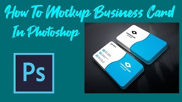 How To Mockup Business Card In Photosho I Easy Photoshop Tutorial For Beginner.