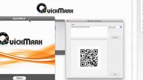 Trying QuickMark QR Code Decoder from Mac App Store