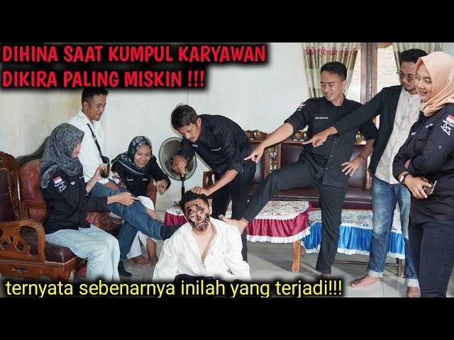 DIHINA SAAT KUMPUL KARYAWAN KARNA PALING MISKIN , PADAHAL IA ANAK DARI BOS MEREKA SEMUA !! class=