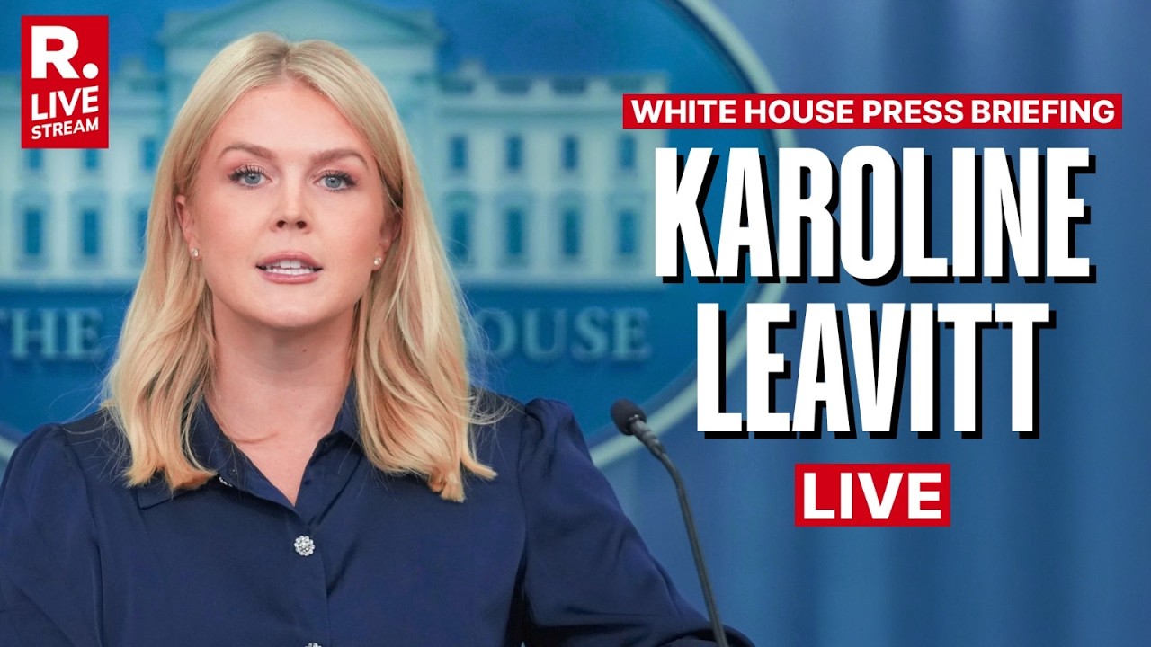 White House Press Briefing LIVE |  Press Secretary Karoline Leavitt | Trump | India-US Trade Deal