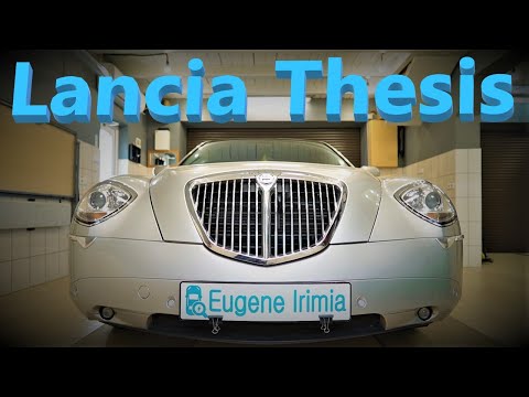 Lancia Thesis 2003 - Рідкісний італієць, не всім сканерам під силу...