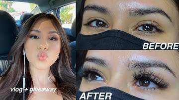 MY FIRST TIME GETTING EYELASH EXTENSIONS