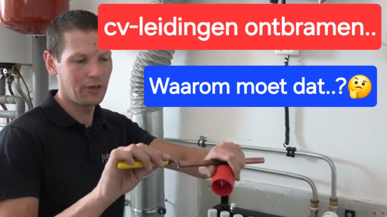 Cv-leidingen ontbramen 