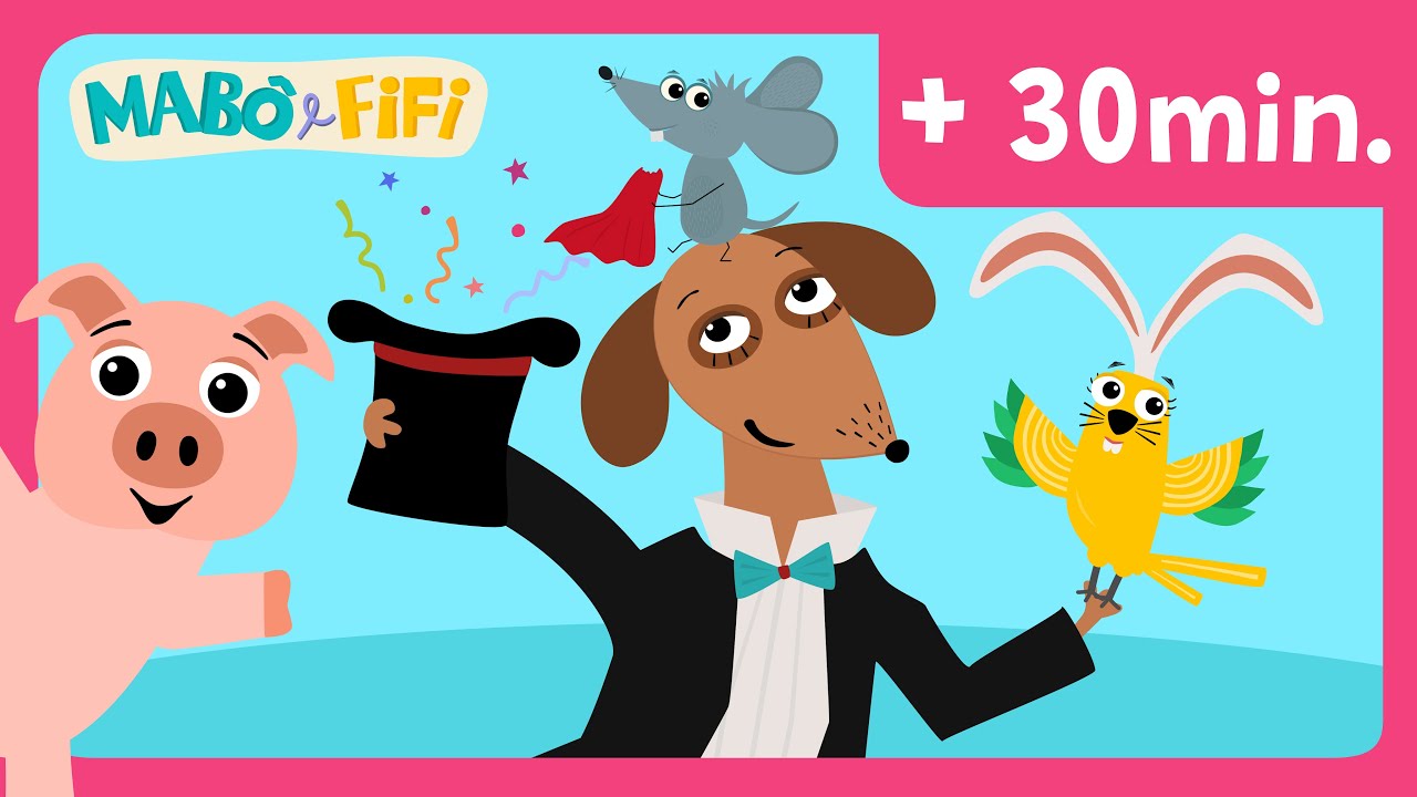 +30 minutos| Músicas e brincadeiras com Mabô e Fifi | vídeo musical infantil @maboefifi