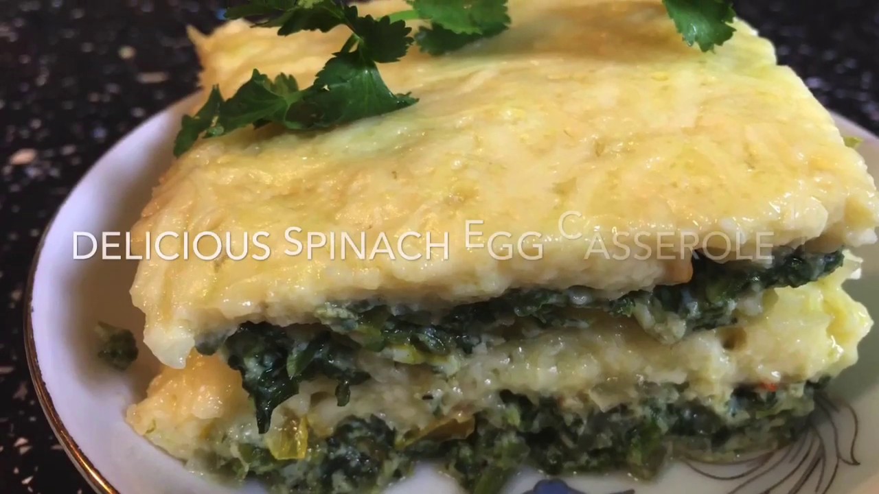 Easy & delicious spinach egg casserole!! YouTube