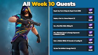 Fortnite All Week 10 Season Quests Guide - Chapter 3 Season 2