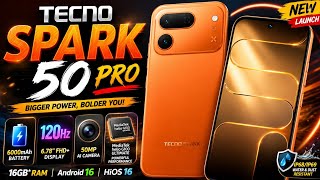 Tecno Spark 50 Pro Review: 6000mAh Battery Helio G100 & 50MP Camera