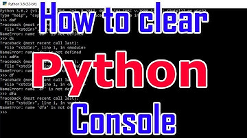 How to Clear Python Terminal ??? | Simple method to clear python terminal | Windows and Linux