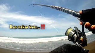 Use the right equipment for maximum fishing results || Sand Fishing