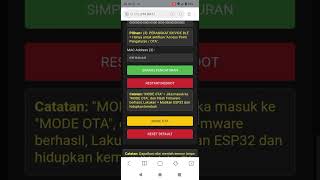 WEB SETTING = ESP32 PENGAMAN MOTOR KEYLESS SMARTWATCH