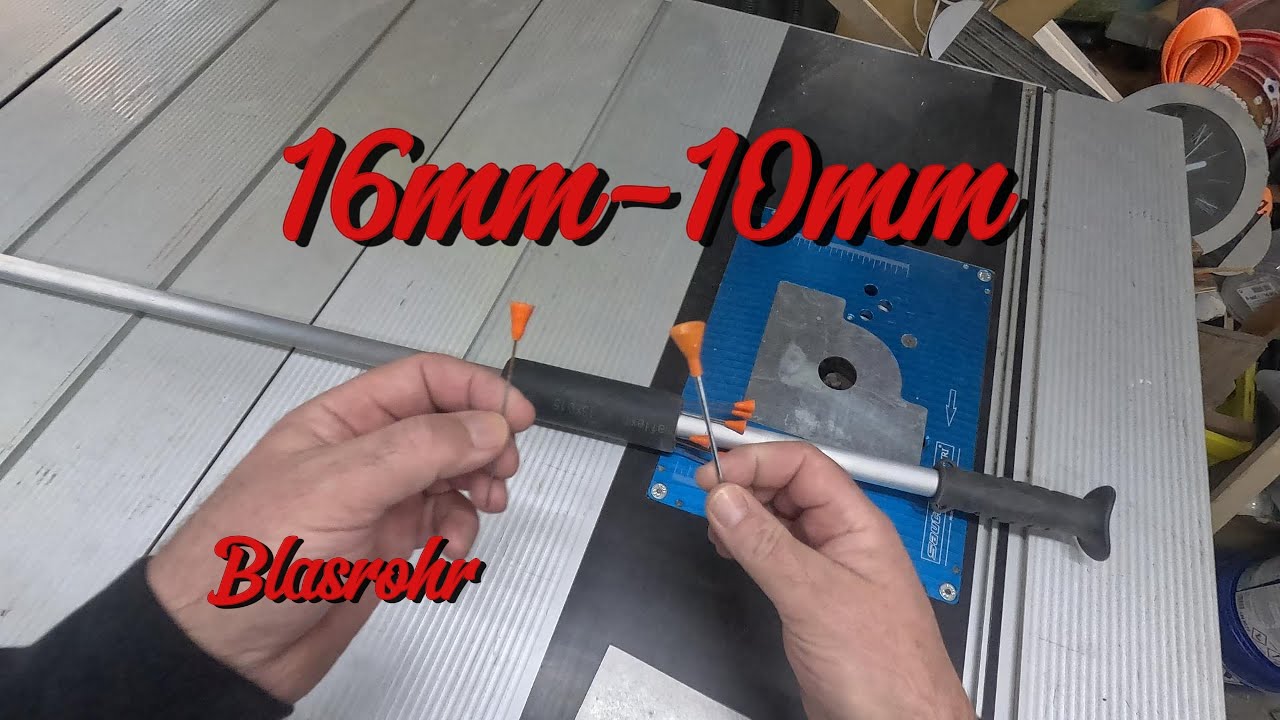 Blasrohr Pfeil 16mm auf 10mm