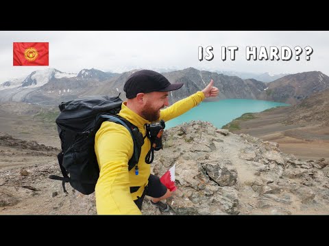 51km Solo Hike to Ala-Kul Lake in Kyrgyzstan 🇰🇬