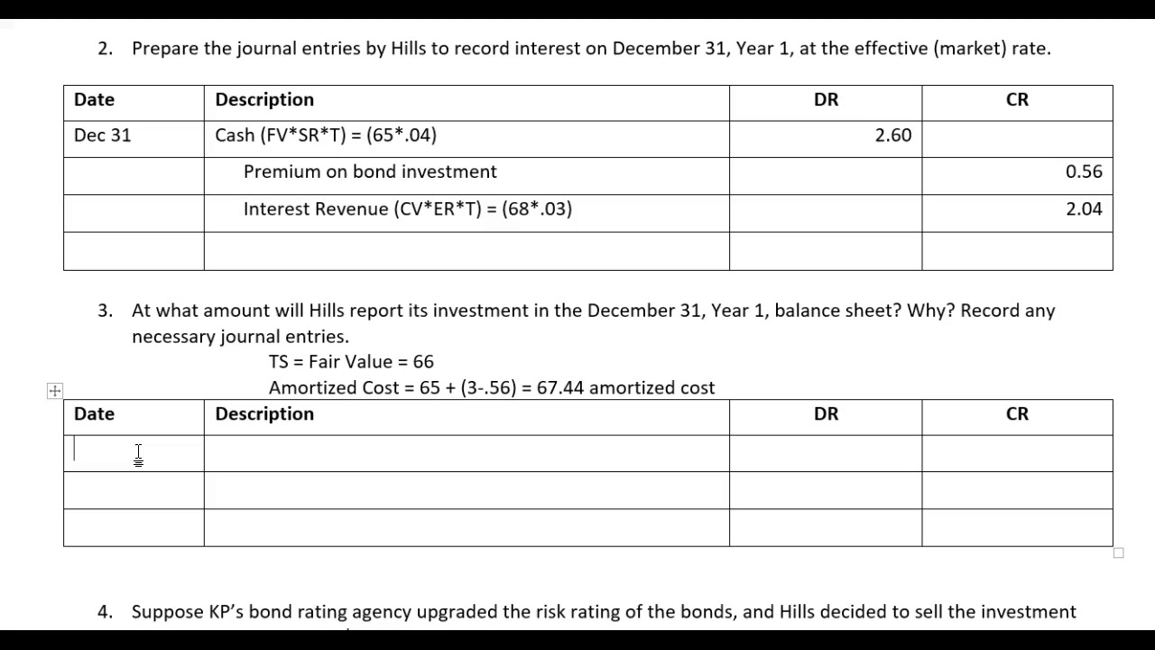 Investments: Video 2 (Bonds TS)