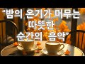🎞️ 밤의 온기가 머무는 따뜻한 순간의 음악 | 💿 Cozy Night Echo
