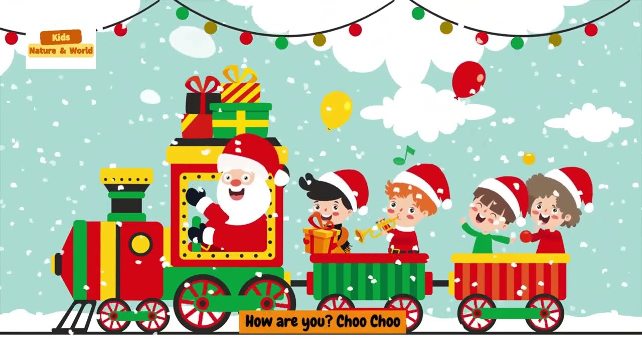 🎄🚂 The Christmas Train is Coming! Sing Along for Kids