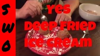 How to Make Deep Fried Ice Cream