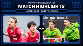 Quek/Ser vs Katsman/Abraamian | XD QR1 | #WTTMuscat 2025