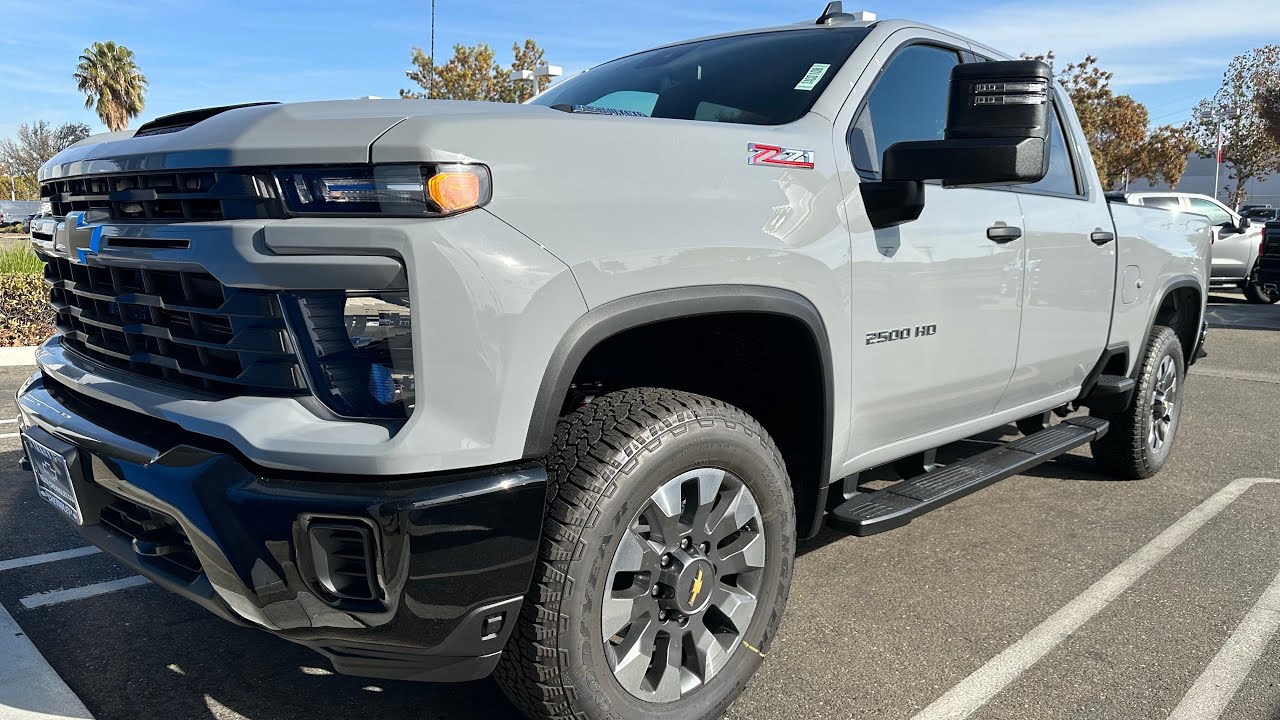 Introducing SLATE GRAY on a 2024 Chevrolet Silverado 2500HD DURAMAX Z71