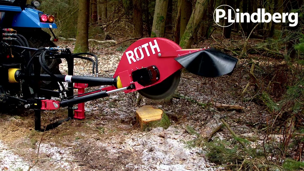 Stubbfräs för traktor, Roth, P. Lindberg, 16-9
