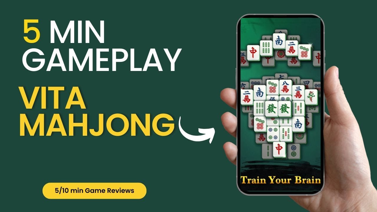 Vita Mahjong for Seniors - First 5 Minutes Gameplay | Soothing Tile-Matching (No Commentary) 🀄️