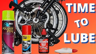 Lubricate your Brompton Foldingbike