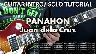 Panahon - Juan Dela Cruz (Tutorial: Guitar Intro and Solo) with tabs chords